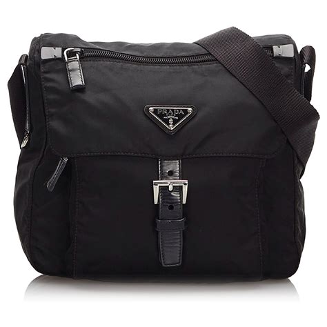 sac prada nylon noir|prada leather backpack.